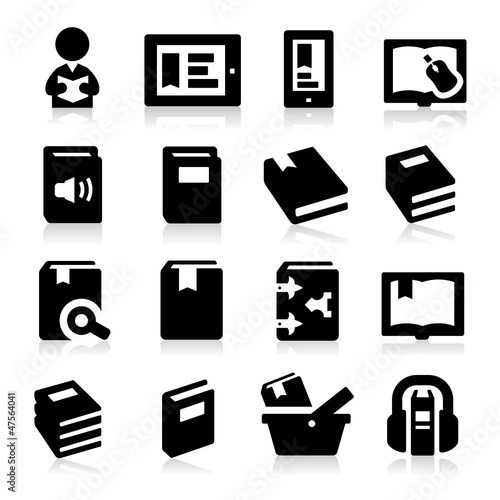 Vector: Book icons Book icons