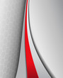 Business background, elegant grey with red