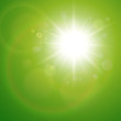 Vector: Green natural background Green natural background