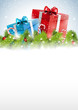 Christmas background with place for text