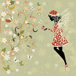 Christmas fairy for your design