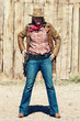 Photo: Portrait of bad cowgirl Portrait of bad cowgirl