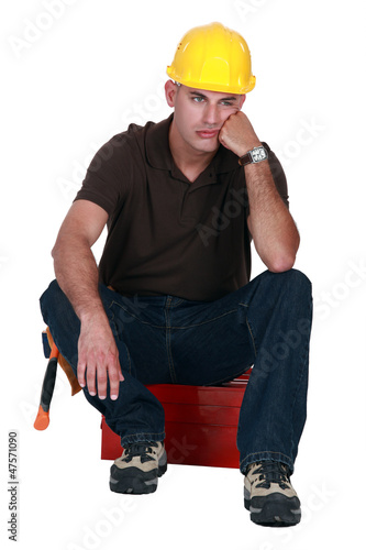 Photo: Bored builder Bored builder