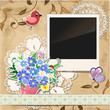 Vector: Scrapbook template Scrapbook template