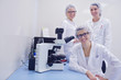 scientists working at the laboratory