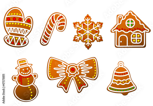 Vector: Gingerbread cookies set Gingerbread cookies set