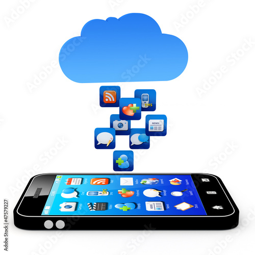 Illustration: Cloud application Cloud application