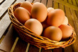 Foto: Eggs in a basket Eggs in a basket