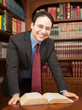 Businessman in his office