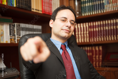 Photo: Man with a bossy behavior Man with a bossy behavior