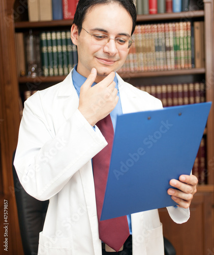 Photo: Doctor in his office Doctor in his office