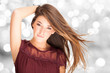Beautiful woman fashion portrait