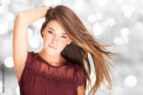 Photo: Beautiful woman fashion portrait Beautiful woman fashion portrait