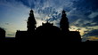 Monaco Opera sunset clouds