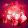 Valentine's Day pink background