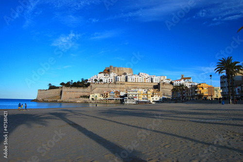Photo: Vue de la citadelle de Peñiscola, Espagne Vue de la citadelle de Peñiscola, Espagne