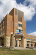 Modern hospital building