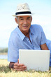 Man with computer