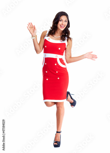 Photo: Happy young woman. Happy young woman.