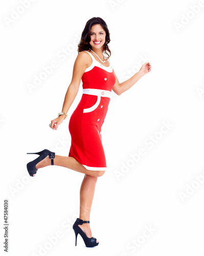 Photo: Happy young woman. Happy young woman.