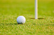 golf-ball on course