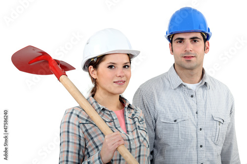 Photo: Construction crew Construction crew