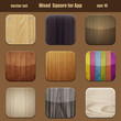 wood square for app