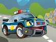 The police car