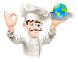 World on a plate
