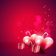 Valentine's Day pink background