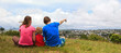 family looking at Mauritius