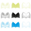 Books. Vector.