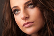 Young woman close up portrait