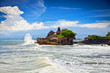 The Tanah Lot Temple, the most important indu temple of Bali