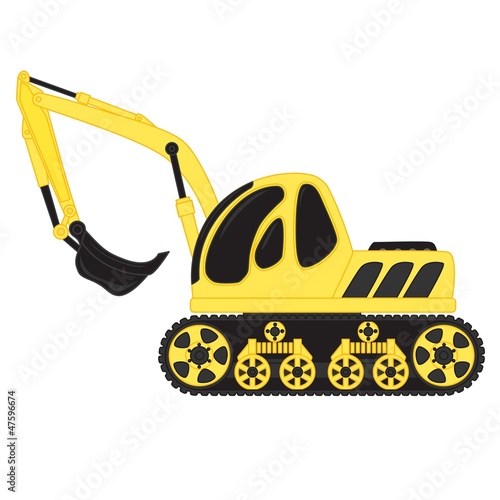  Colorful dredge toy. Vector illustration