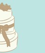 Wedding invitation or announcement. Vector illustration.