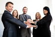 Business team joining hands