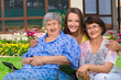 Foto: Three generation of women at countryside Three generation of women at countryside
