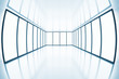 Illustration: fish eye view on modern empty room with light from windows fish eye view on modern empty room with light from windows