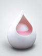 Foto: air freshener in glass container isolated with path air freshener in glass container isolated with path