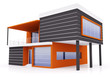 Exterior of modern house