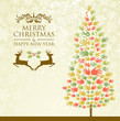 Merry Christmas pine tee hands