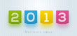 Voeux 2013 - Boites avec ombres de couleurs