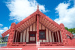 Maori marae (meeting house and meeting ground)