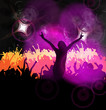 Music event background