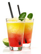 Zweifarbiger Margarita Cocktail