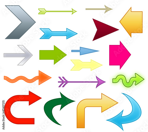 Illustration: color arrows color arrows