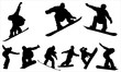 Snowboarding - vector