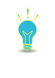 Vector icon light bulb