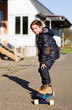 Foto: Boy on skateboard Boy on skateboard
